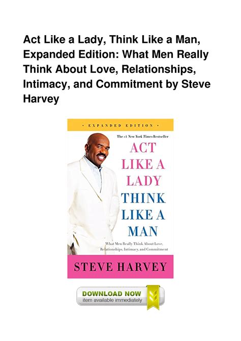 pdfcoffee act like a lady think like a man expanded edition what men really think about