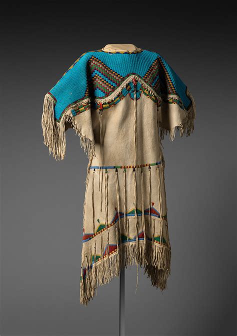dress lakota teton sioux native american the metropolitan museum of art