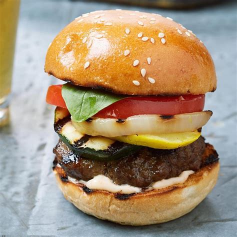 Add these healthy burger recipes from food network to the menu and you'll be set. Farmers' Market Sliders Recipe - EatingWell