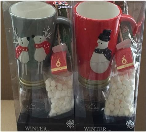 christmas mugs hot chocolate t set ideal christmas presents mr and mrs mugs a christmas
