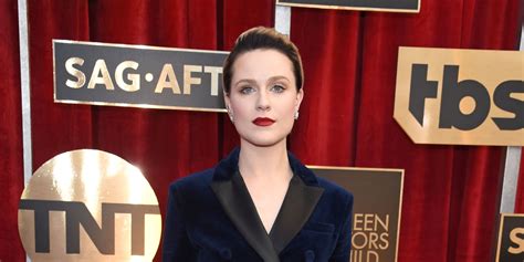 Evan Rachel Wood Continues Her Red Carpet Suit Streak At The Sag Awards