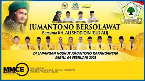 🔴 Live Jumantono Karanganyar Bersholawat Bersama Abah Kh Muhammad