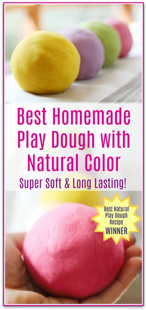 Best Homemade Play Dough With Natural Colors Primally Inspired