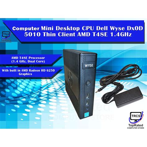 Computer Mini Desktop Cpu Dell Wyse Dx0d 5010 Thin Client Amd T48e 1