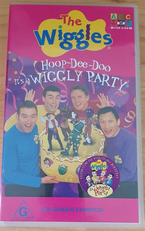 The Wiggles Hoop Dee Doo Its A Wiggly Party Vhs Video 2001 Pal 45 Mins