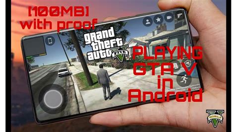 Playing Gta V In Android Full Game Real Mod In Android Go In