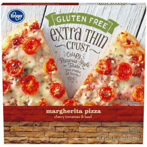 Kroger Gluten Free Extra Thin Crust Margherita Pizza 175 Oz Kroger