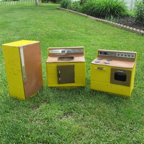 Take advantage of the significant benefits of the exceptional product range and. Tin Stove Refrigerator Sink Vintage Metal Toy Kitchen ...