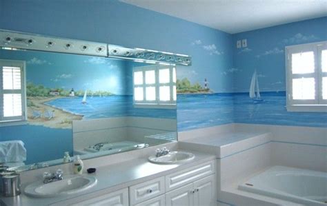 Caribbean Themed Bathroom