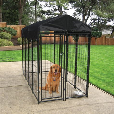 Outdoor Dog Kennel Run With Cover Waterproof For Large Dogs Lockable