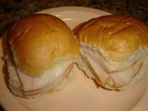 Mini Hot Ham And Swiss Sandwiches Recipe Recipes Best Ham