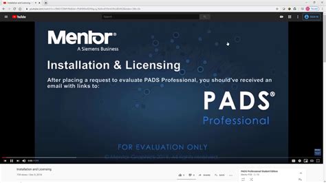 Session Siemens Introduction To Pads Pro Youtube