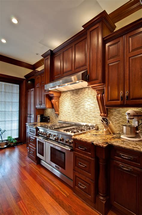 Best color for kitchen cabinets with cherry cabinets with images. Custom Cherry Kitchen