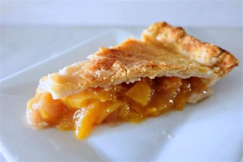 Peach Pie Sliced Flaky Bakers