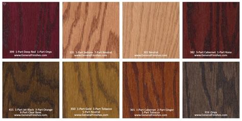 Hardwood Floor Color Chart