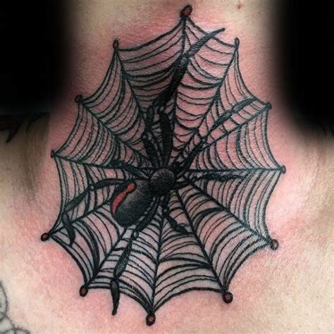 80 Spider Web Tattoo Designs For Men Tangled Pattern Ideas
