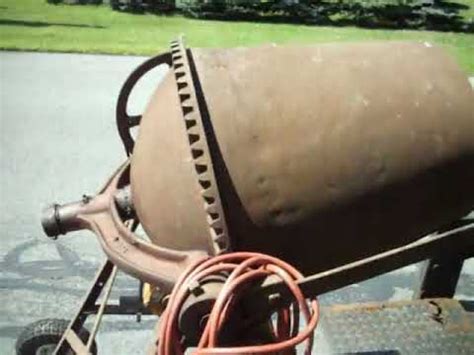 Antique Cement Mixer From The 30 S YouTube