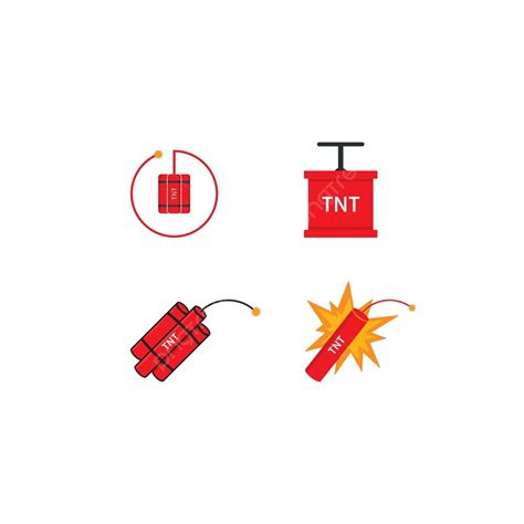 Tnt Dynamite Bomb Logo Vector Icon Illustration Tnt Bang Illustration