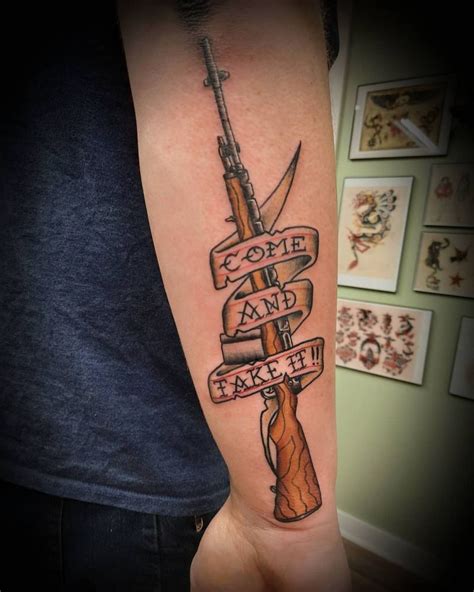 Pretty Rifle Tattoos You Can Copy Style Vp