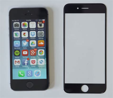 The iphone 6 represents the biggest screen size boost in iphone history. Leaked 4.7-inch iPhone 6 sapphire screen is super strong ...
