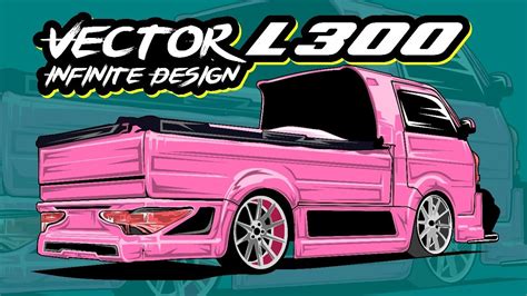 Vektor Pickup L Vector Car Infinite Design Vectorcar Vectorart