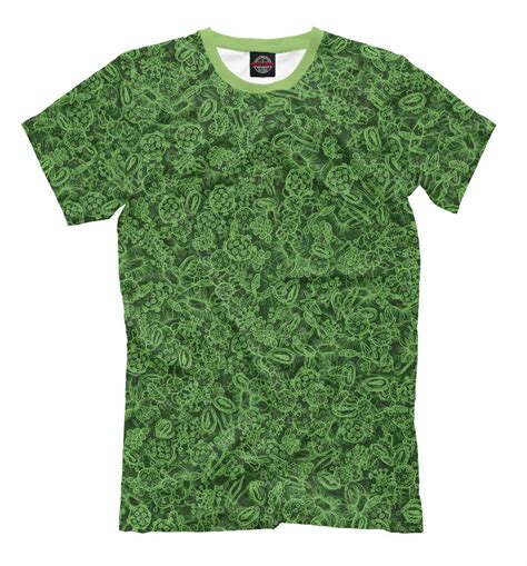 Мужская футболка Зеленые микробы Футболки Мужские футболки Принты