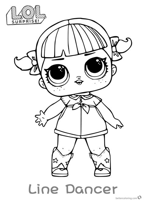 Lol Doll Coloring Pages Printable Lol Surprise Doll Troublemaker