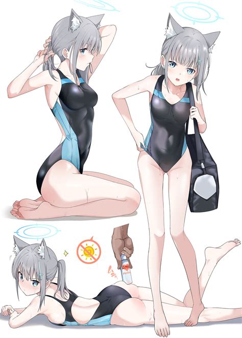 rule 34 love potion shiroko blue archive shiroko swimsuit blue archive swimsuit tagme