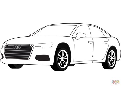 Audi A6 Tegninger Til Print
