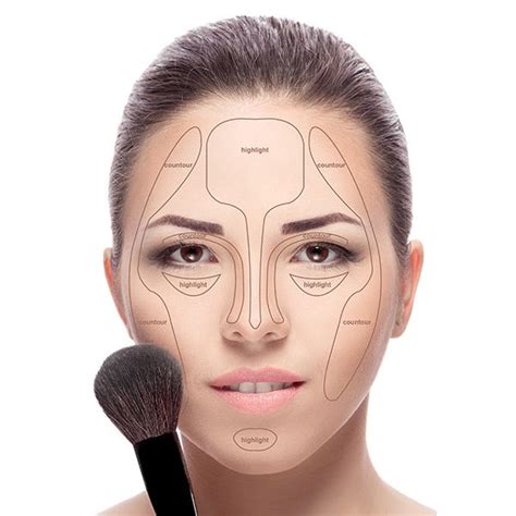 Beginner Contour Face Chart