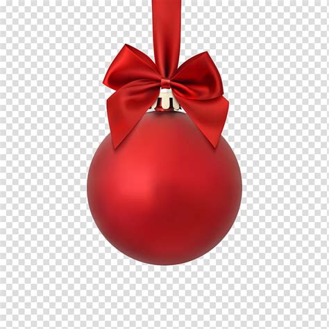 Christmas Resource Red Bauble Transparent Background Png