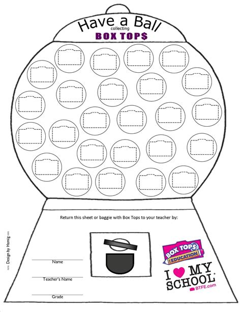 We did not find results for: Box Tops Collection Sheet -- "Have a Ball Collecting Box Tops" 25ct #boxtops #btfe | Box top ...