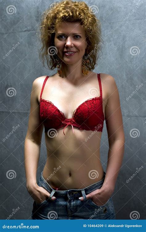 Woman In Brassiere Closeup Stock Image Image Of Female 10464209