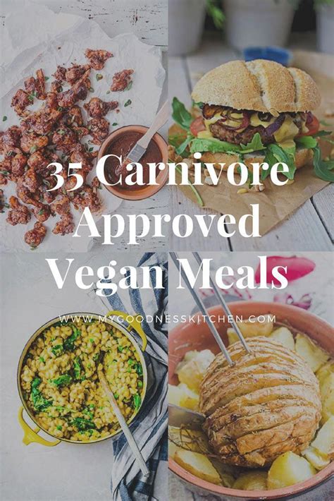 35 Carnivore Approved Vegan Meals Vegetarian Vegan Recipes Vegan
