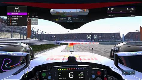 F Gp Zandvoort No Assists Cockpit View Race Laps Youtube