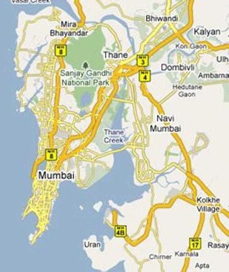 Map Of Navi Mumbai And Greater Mumbai The Parts Of The Mmr Source