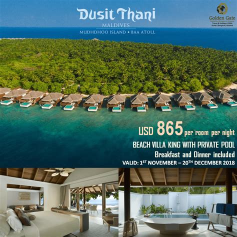 Stay At Luxury Resort In Maldives With Thai Hospitality Dusit Thani