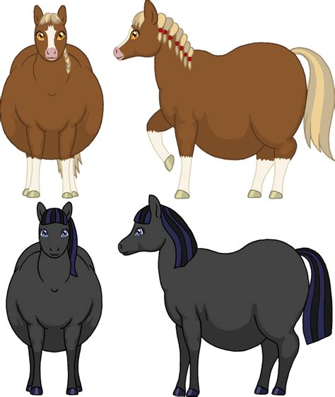 Fat Horse Characters By Soobel On Deviantart