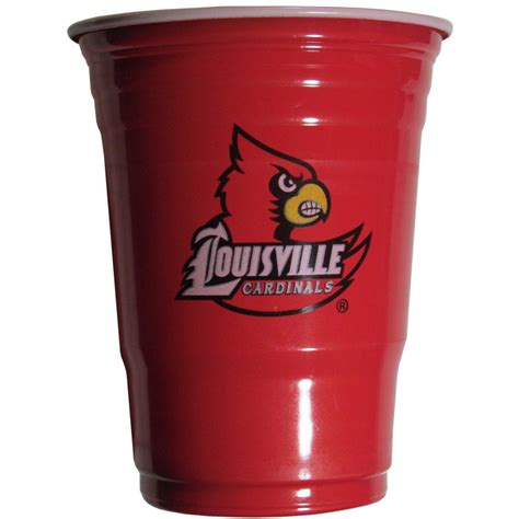 Louisville Cardinals Plastic Gameday Cups 18oz 18ct Solo Tailgate Party