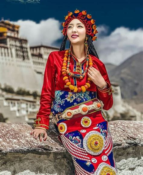 Pin By Pdondup On Tibetan Traditional Fashion Fashion Traditional