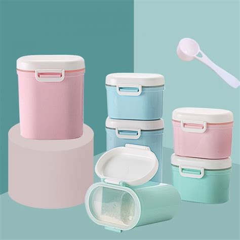 Hand washing is recommended to maintain the integrity of the seal. Babies Milk Powder Container Portable Formula Food Storage ...