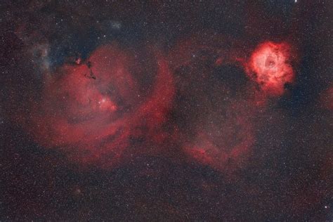 Ngc 2264 The Christmas Tree Cluster And Cone Nebula
