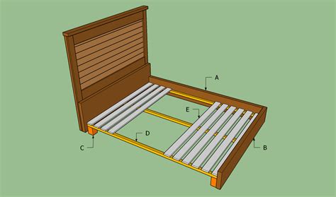 Woodwork Build Wood Bed Frame Pdf Plans