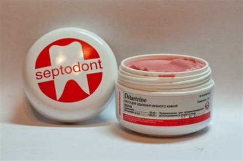 Pack Of 5 Septodont Detartrine 45g Paste For Scaling Polishing Ebay