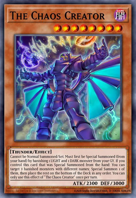 The Chaos Creator Yu Gi Oh Card Database Ygoprodeck