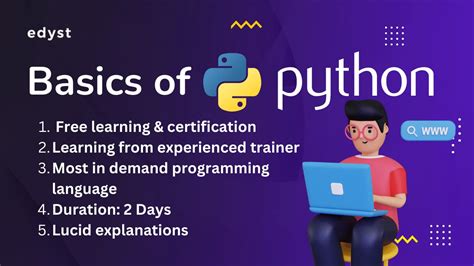 Basics Of Python Edyst