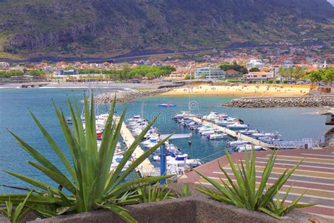 Panorama Of Machico Town In Madeira Portugal Stock Photo Image Of