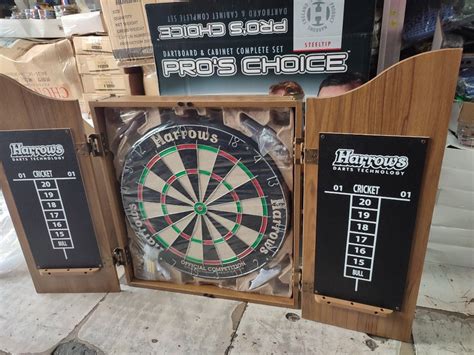Pros Choice Dartboard Harrows Complete Set On Carousell