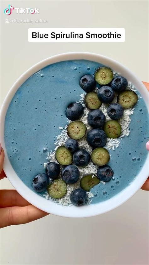 Blue Spirulina Smoothie Video Fruit Smoothie Recipes Healthy