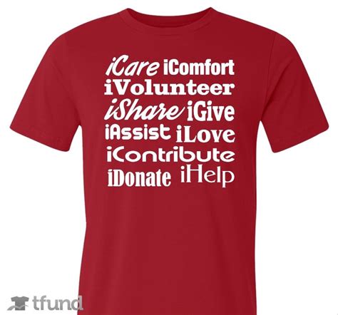 I Volunteer T Shirt T Shirt Fundraiser Volunteer Shirt Charity Work